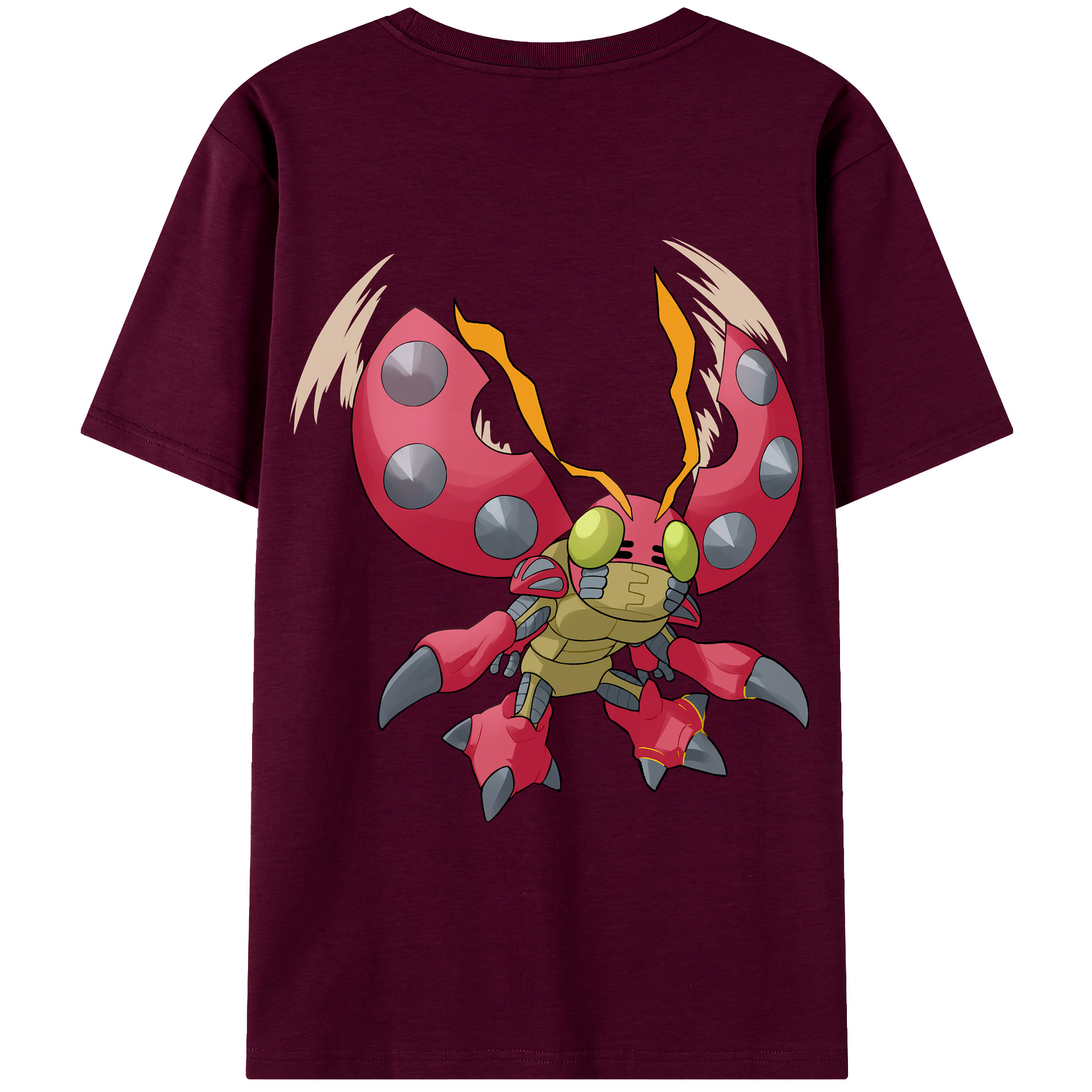 （画像用） Digimon デジタルモンスター/デジモン レディース半袖Tシャツ(バックプリント)